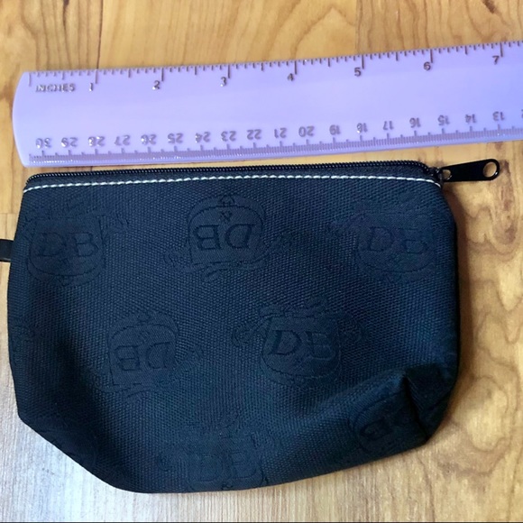 DOONEY & BOURKE | VINTAGE DB BLUE EAST WEST SIGNATURE COIN CARD PURSE SMALL - Picture 13 of 16